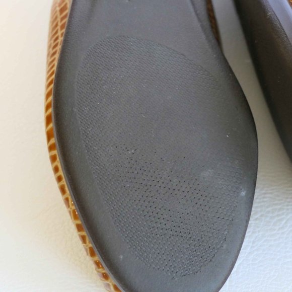 SAS Tripad Comfort Snake Print Loafers Golden Brown Size 5 - Picture 6 of 11